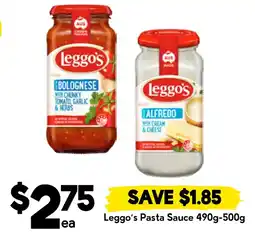 Drakes Leggo's Pasta Sauce offer