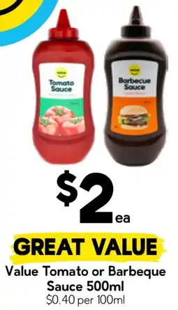 Drakes Value Tomato or Barbeque Sauce offer