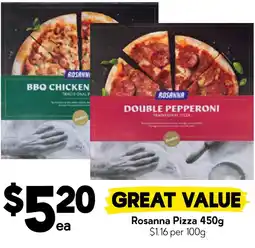 Drakes Rosanna Pizza offer