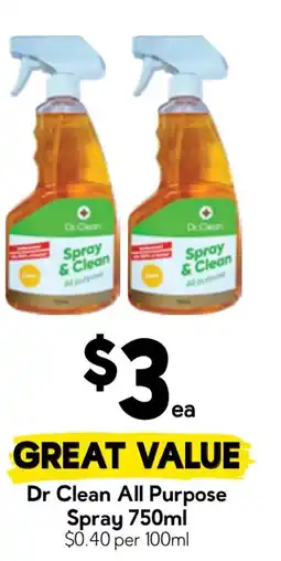 Drakes Dr Clean All Purpose Spray offer