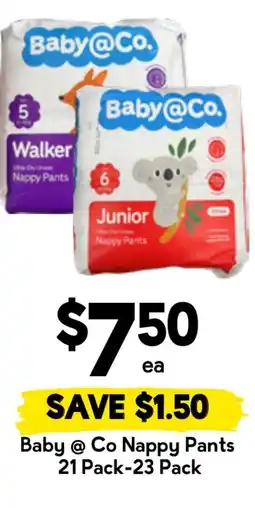 Drakes Baby @Co Nappy Pants 21 Pack-23 Pack offer