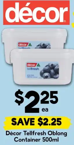 Drakes Décor tellfresh oblong container offer
