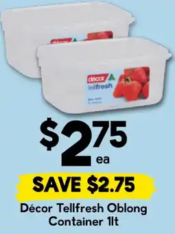 Drakes Décor tellfresh oblong container offer