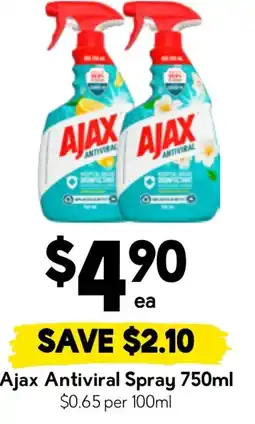 Drakes Ajax antiviral spray offer