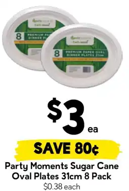 Drakes Party Moments Sugar Cane Oval Plates offer