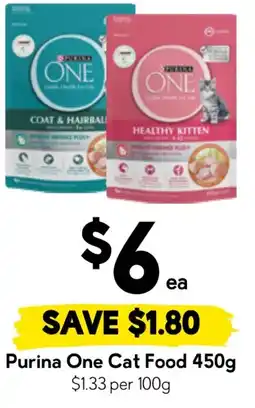 Drakes Purina One Cat Food offer