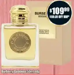 Chemist Warehouse Burberry Goddess edp offer
