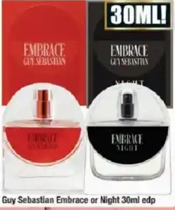 Chemist Warehouse Guy Sebastian Embrace or Night edp offer
