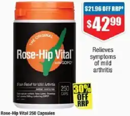 Chemist Warehouse Rose-Hip Vital 250 Capsules offer