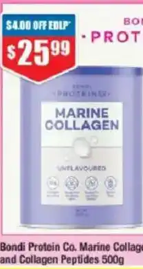 Chemist Warehouse Bondi Protein Co. Marine Collagen offer