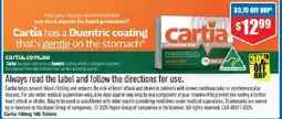 Chemist Warehouse Cartia 100mg 168 Tablets offer