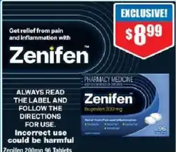 Chemist Warehouse Zenifen 200mg 96 Tablets offer