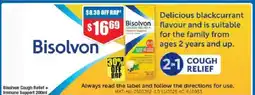 Chemist Warehouse Bisolvon Cough Relief + Immune Support offer