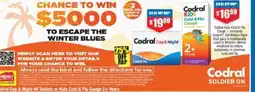 Chemist Warehouse Codral Day & Night 48 Tablets or Kids Cold & Flu Cough 2+ Years offer