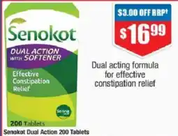 Chemist Warehouse Senokot Dual Action 200 Tablets offer