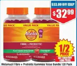 Chemist Warehouse Metamucil Fibre + Probiotic Gummies Value Bundle offer