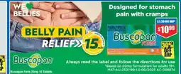 Chemist Warehouse Buscopan Forte 20mg 10 Tablets offer
