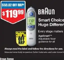 Chemist Warehouse Braun Range offer