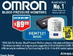 Chemist Warehouse Omron Range offer