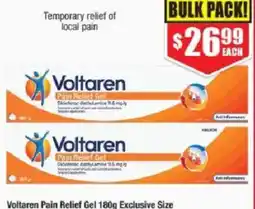 Chemist Warehouse Voltaren Pain Relief Gel Exclusive Size offer