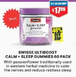 Chemist Warehouse Swisse ultiboost calm + sleep gummies 60 pack offer