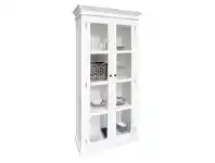 LivingStyles Halifax Solid Mahogany Timber 2 Door Display Cabinet / Cupboard offer