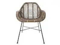 Linden Rattan Dining Armchair