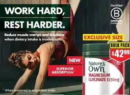 Chemist Warehouse Natures own magnesium glycinate offer