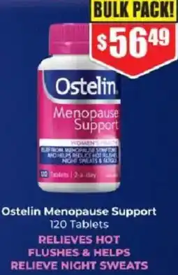 Chemist Warehouse Ostelin Menopause Support offer
