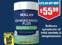 Chemist Warehouse Bioglan ashwagandha plus offer