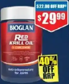Chemist Warehouse Bioglan red krill oil curcumin offer