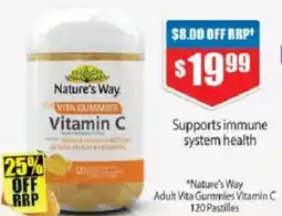 Chemist Warehouse Natures way vita gummies vitamin c offer