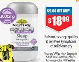 Chemist Warehouse Natures way high strength vita gummies offer