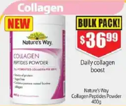 Chemist Warehouse Natures way collagen peptides powder offer