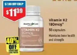 Chemist Warehouse Vitamin K2 180mcg offer