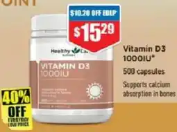 Chemist Warehouse Vitamin D3 100010 offer