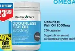 Chemist Warehouse Odourless Fish Oil offer