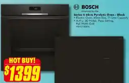 The Good Guys Series 6 Pyrolytic Oven - Black offer