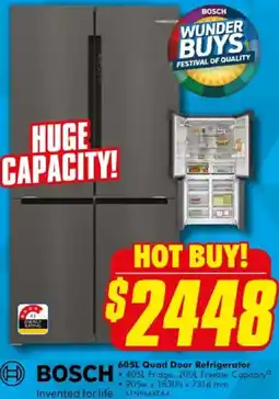 The Good Guys Quad Door Refrigerator offer