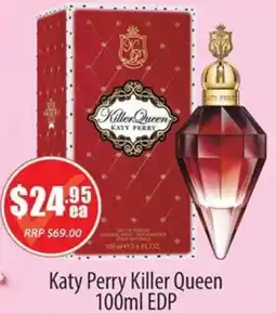 Healthy World Pharmacy Katy Perry Killer Queen offer