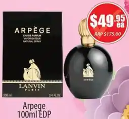 Healthy World Pharmacy Arpege offer