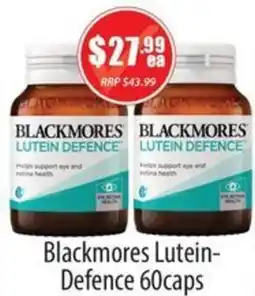 Healthy World Pharmacy Blackmores Lutein- Defence offer