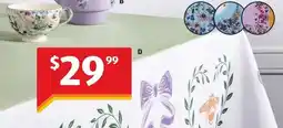 ALDI D Bridgerton Tablecloth offer