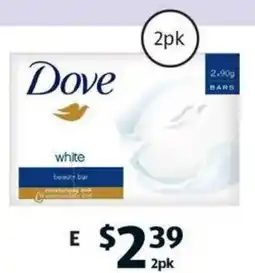 ALDI E Dove Beauty Bar offer