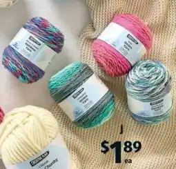 ALDI J Rainbow or Ombre Yarn offer