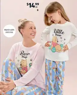 ALDI B Children's Licensed Coordinated PJ Set offer