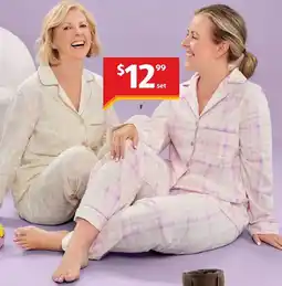 ALDI F Flannel PJ Set offer