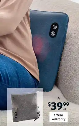 ALDI A Shiatsu Massage Back Cushion offer