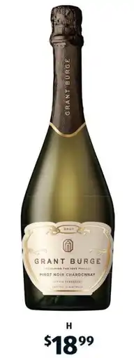 ALDI H grant burge sparkling pinot noir chardonnay nv offer