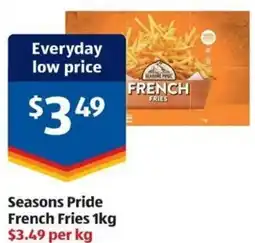 ALDI Seasons Pride French Fries offer